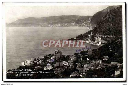 CPA Cap d'Ail Vue generale La pointe St Laurent et le Cap Roux
