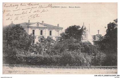 CAR-AFZP1-0045-11 - CAPENDU - Maison barbes