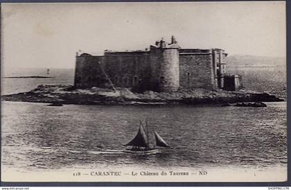 29 - Carantec - Le château du Taureau - Non voyagé - Dos divisé...