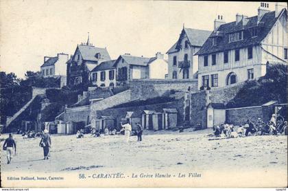 CPA Carantec La Greve Blanche Les Villas