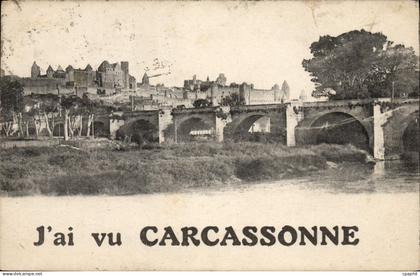 CPA J'ai vu Carcassonne