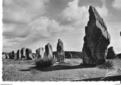 CPA CARNAC ALIGNEMENTS DU MENEC -non circulée