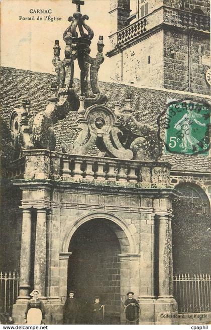 CPA Carnac portail de l'Eglise