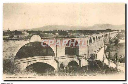 CPA Carpentras Vue generale de l'Aqueduc