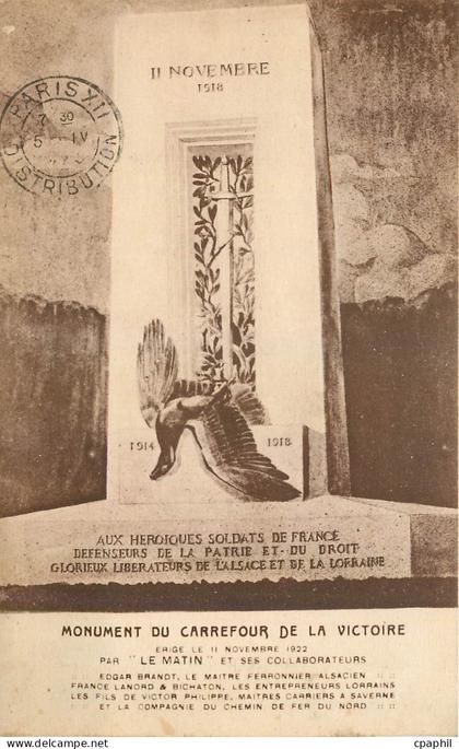 CPA Monument du Carrefour de la Victoire
