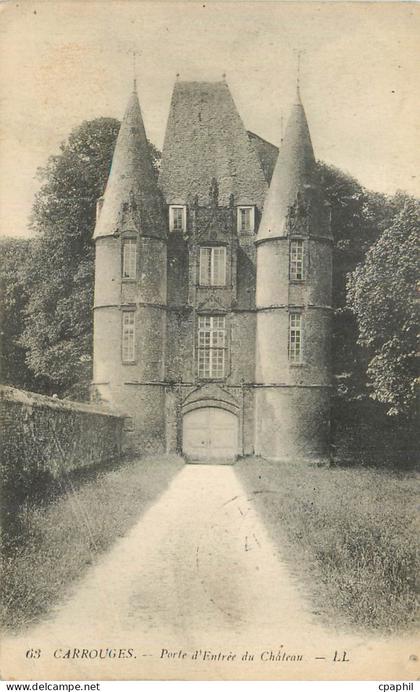 CPA Carrouges Porte d'Entree du Chateau