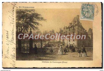 CPA Chateau De Carrouges