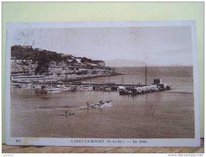 CARRY-LE-ROUET  (BOUCHES-DU-RHONE) LA JETEE.