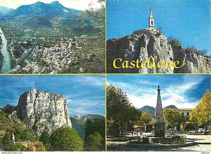 Carte Postale - 04 - Castellane - Multivues - Flamme Postale de Castellane - CPM - Voir Scans Recto-Verso - Poscard - Ca