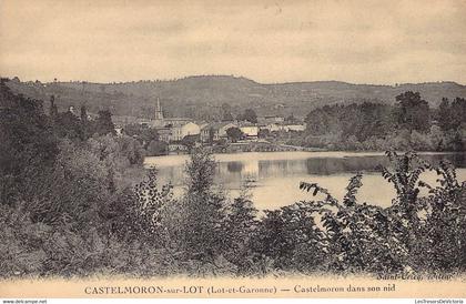 [-5%] CPA - 47 - Castelmoron sur lot - Castelmoron dans son nid