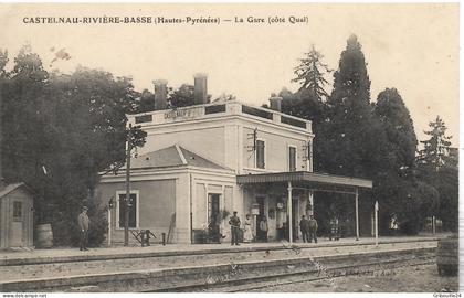 CASTELNAU RIVIERE BASSE    LA GARE