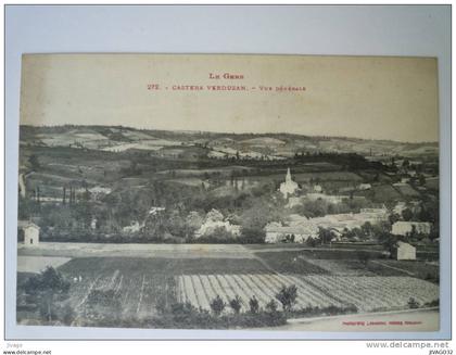 CASTERA  VERDUZAN  (Gers)  :  Vue générale