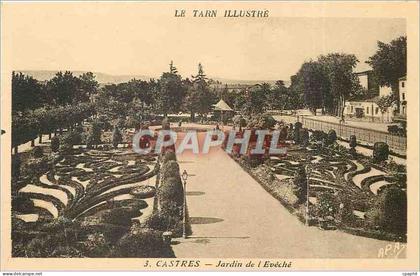 CPA CASTRES - Jardin de l'Evéché