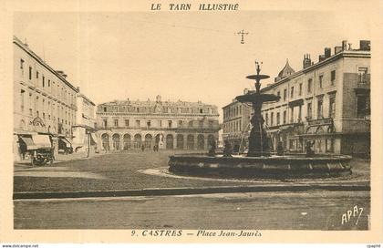 CPA CASTRES - Place Jean-Jaures
