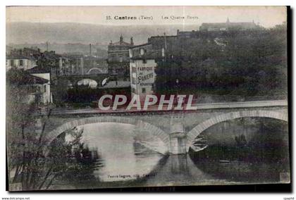 CPA Castres Tarn les Quatre Ponts