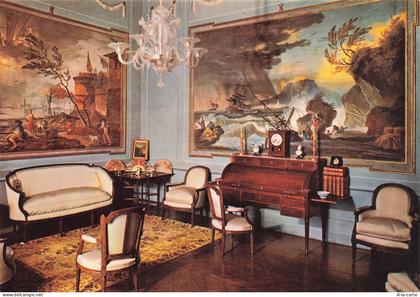 34 CASTRIES CHATEAU DE CASTRIES LE SALON BLEU