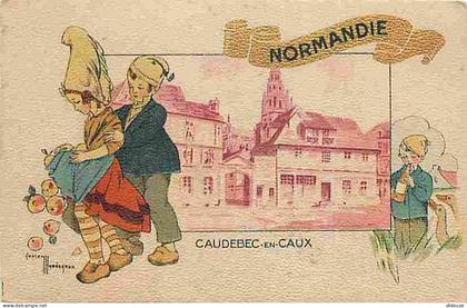 76 - Caudebec en Caux - Costumes - Folklore - CPA - Voir Scans Recto-Verso