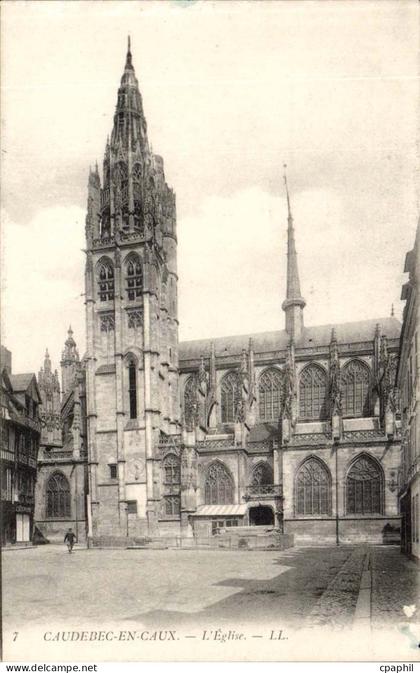 Caudebec en caux - L'Eglise - CPA