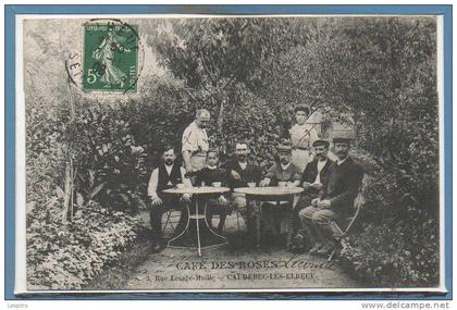 76 - CAUDEBEC les ELBEUF -- Café des Roses