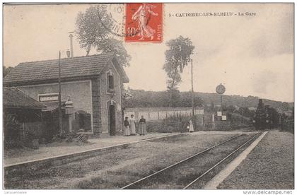 76 - CAUDEBEC LES ELBEUF - La Gare