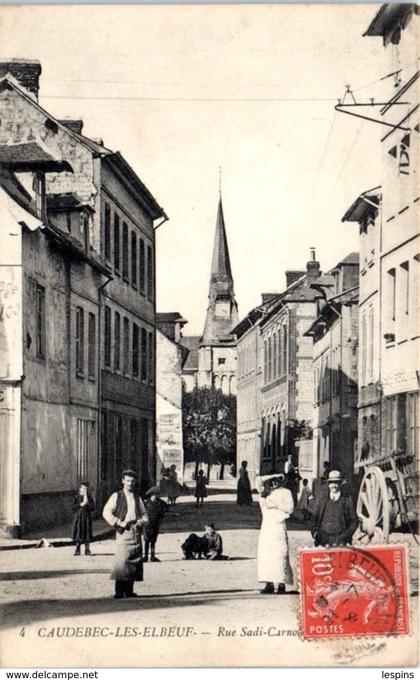 76 - CAUDEBEC lès ELBEUF - Rue Sadi carnot