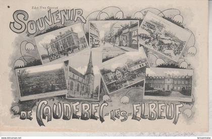 76 - CAUDEBEC LES ELBEUF - Souvenir de Caudebec les Elbeuf