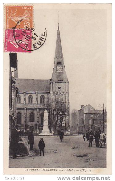 CAUDEBEC LES ELBEUF ... L EGLISE