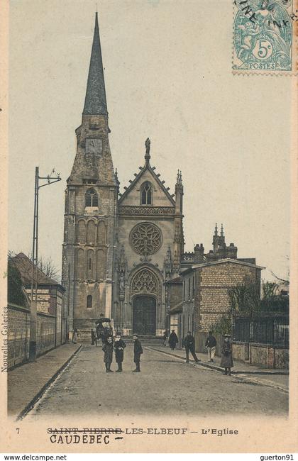 ( CPA 76 )  CAUDEBEC-LES-ELBEUF  /  L'Église -
