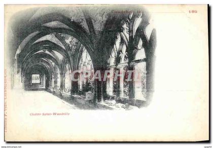 CPA Caudebec Cloitre Saint Wandrille Carte precurseur