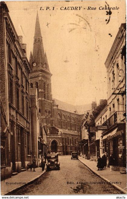 CPA CAUDRY - Rue centrale (190639)