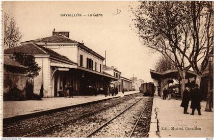 CPA CAVAILLON - La Gare (518993)
