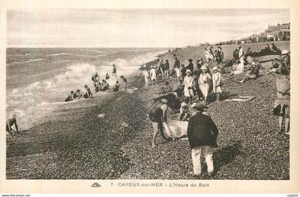 CPA Cayeux sur Mer L'Heure du Bain