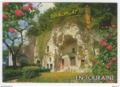 {82702} Les Merveilles du Val de Loire , En Touraine , Maison troglodytique