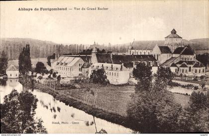CPA Abbaye de Fontgombaud Vue du Grand Rocher