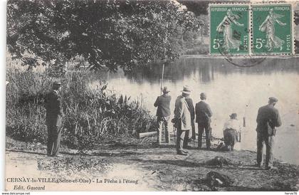 CERNAY LA VILLE - la Pêche à l'étang