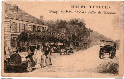 CPA   Carte Postale  France  Cernay-la-Ville Hôtel Léopold   VM107541ok
