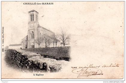 Chaillé les Marais : l'église