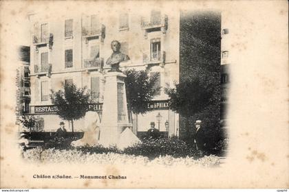 Chalon sur Saone - Monument Chabas - CPA