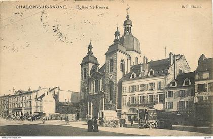 CPA Chalon sur Saone Eglise St Pierre