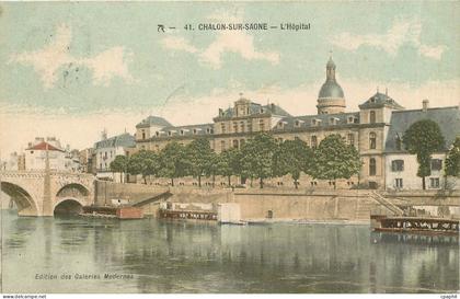 CPA Chalon sur Saone L'Hopital
