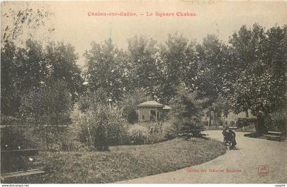 CPA Chalon sur Saone Le Square Chabas