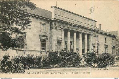 CPA Chalon sur saone Saone et Loire Palais de Justice