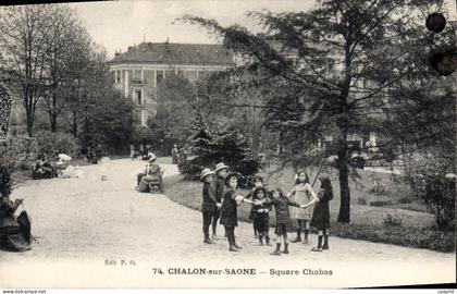 CPA Chalon sur Saone Square Chabas