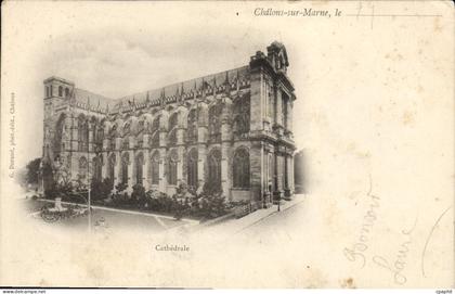 CPA Chalons Sur Marne Cathedrale