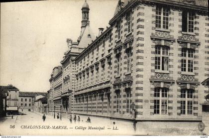CPA Chalons Sur Marne College Municipal