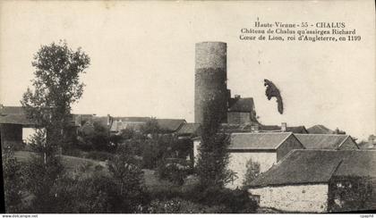 CPA Chalus Chateau De Chalus Richard Coeur de Lion
