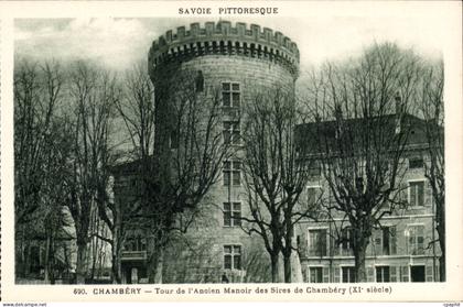 Chambery - Tour de l'Ancien Manoir des Sires de Chambery XI siecle - CPA