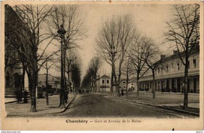 CPA CHAMBÉRY - Gare et Avenue de la Boise (653595)