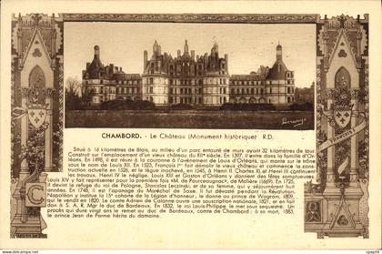 CPA Chambord Le Chateau
