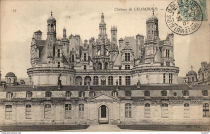CPA Chateau de Chambord Facade